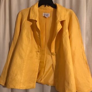 Yellow blazer